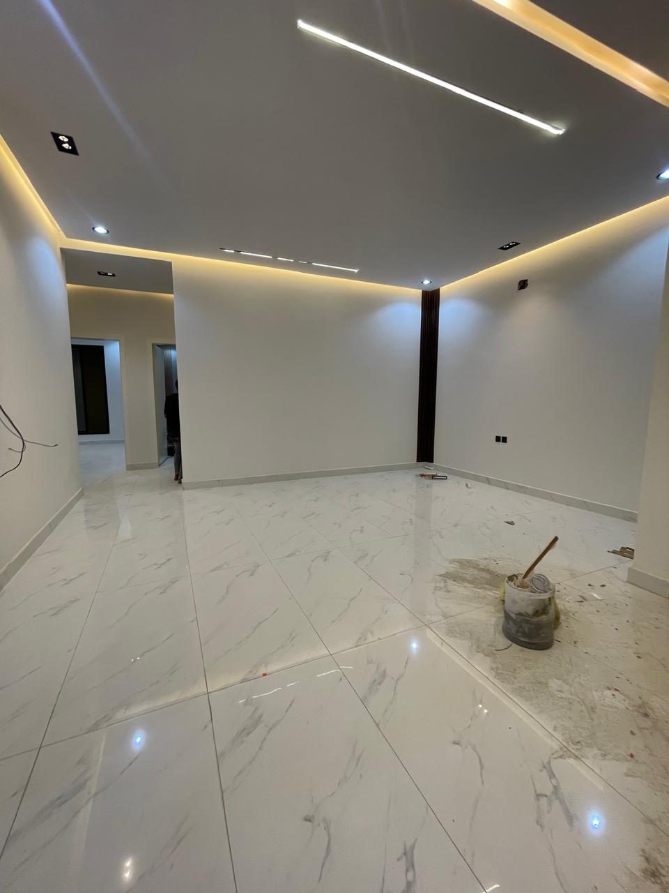 سقف جبس مع إضاءة